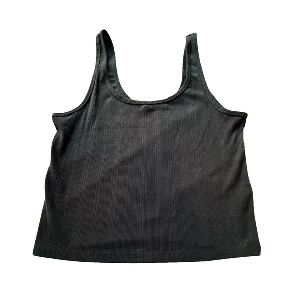 Abercrombie & Fitch Dark Gray Ribbed Tank Top - Picture 1 of 6